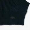 Balaclava z plstěné vlny s žebrovaným vzorem Balaclava z plstěné vlny s žebrovaným vzorem