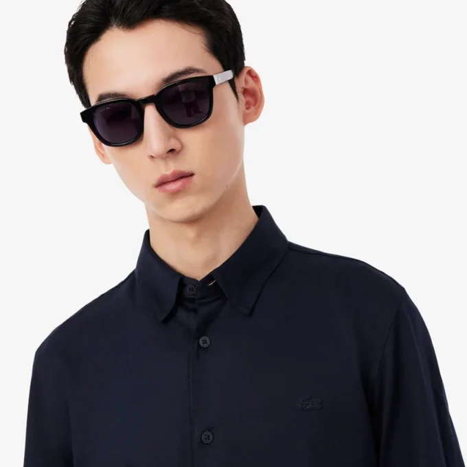 Bavlněná košile se slim fit střihem z materiálu The Blend Bavlněná košile se slim fit střihem z materiálu The Blend