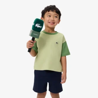 Bavlněné tričko s kontrastním lemováním
