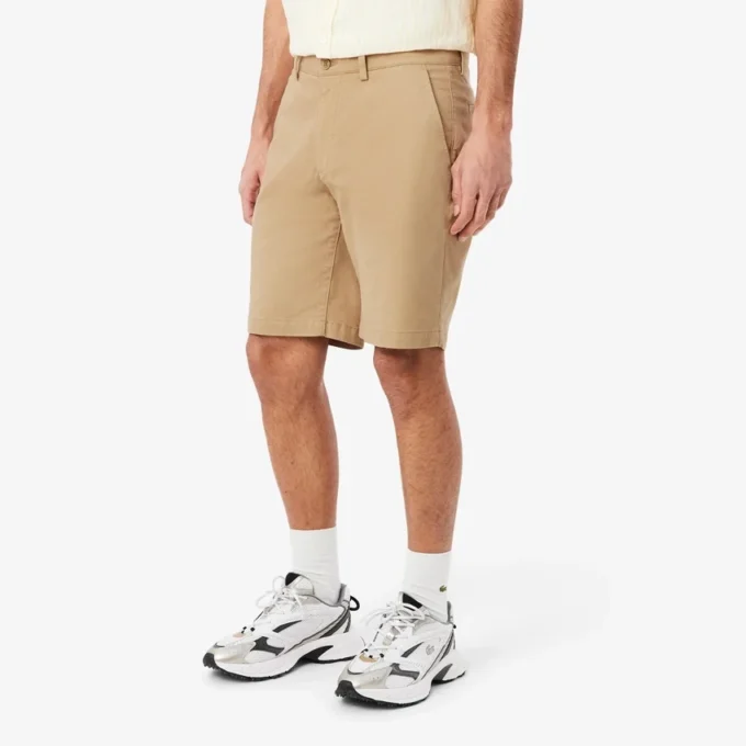 Bermudy z elastické bavlny s regular fit střihem Bermudy z elastické bavlny s regular fit střihem