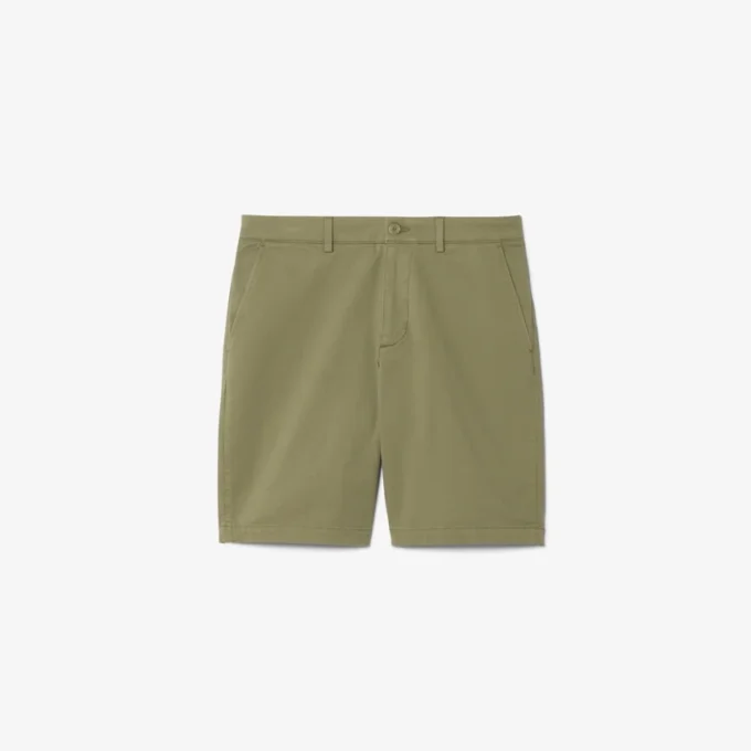 Bermudy z elastické bavlny s regular fit střihem Bermudy z elastické bavlny s regular fit střihem