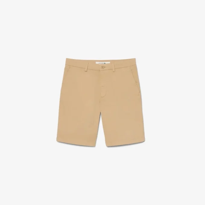 Bermudy z elastické bavlny s regular fit střihem Bermudy z elastické bavlny s regular fit střihem