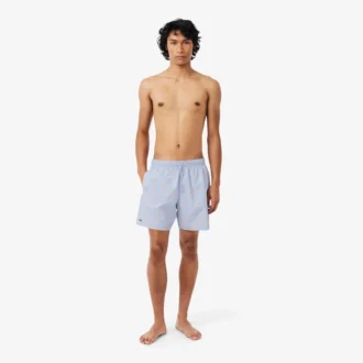 Boxerky střední délky s potiskem krokodýla Boxerky střední délky s potiskem krokodýla