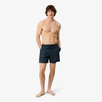 Boxerky střední délky s potiskem krokodýla