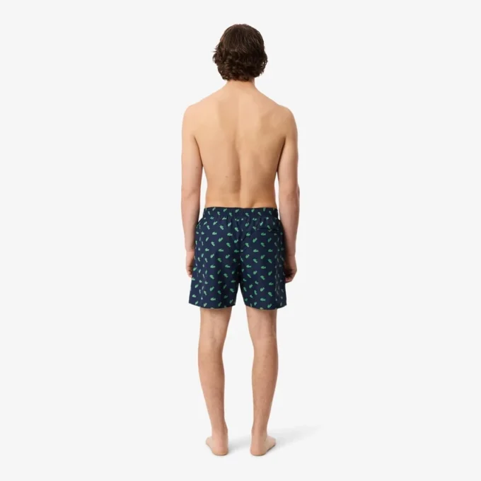 Boxerky střední délky s potiskem krokodýla Boxerky střední délky s potiskem krokodýla