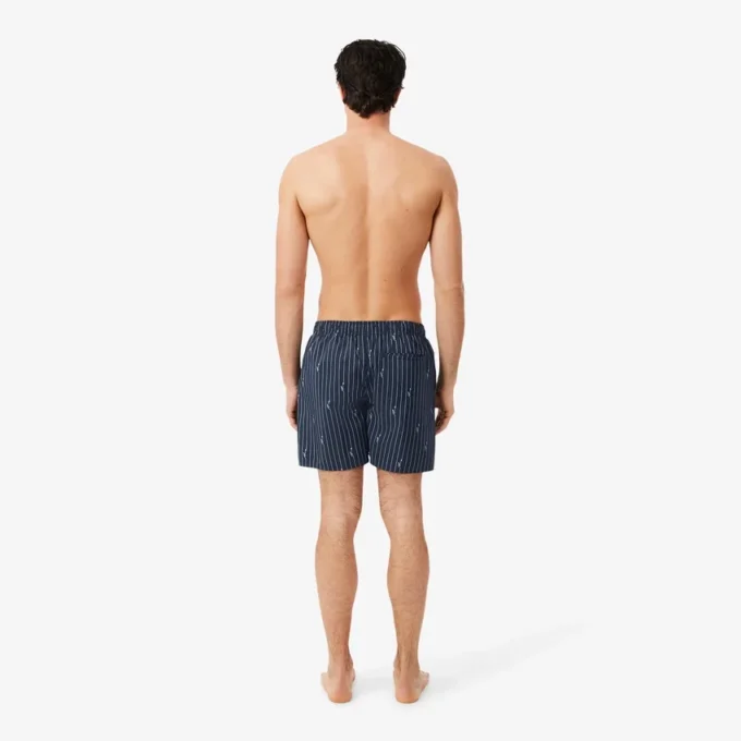 Boxerky střední délky s potiskem krokodýla Boxerky střední délky s potiskem krokodýla