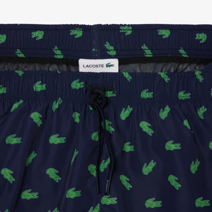 Boxerky střední délky s potiskem krokodýla Boxerky střední délky s potiskem krokodýla