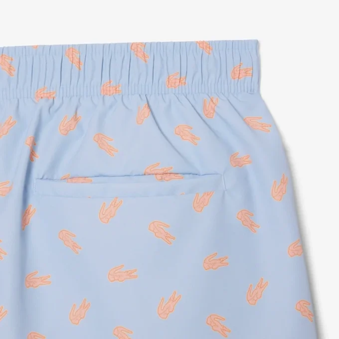 Boxerky střední délky s potiskem krokodýla