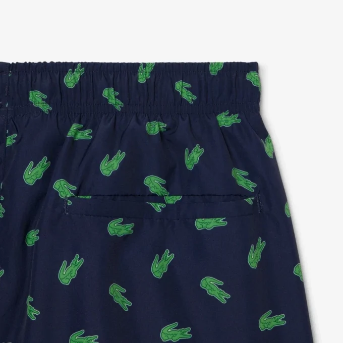 Boxerky střední délky s potiskem krokodýla Boxerky střední délky s potiskem krokodýla