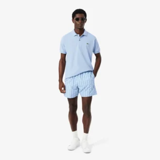 Boxerky střední délky s potiskem monogramu