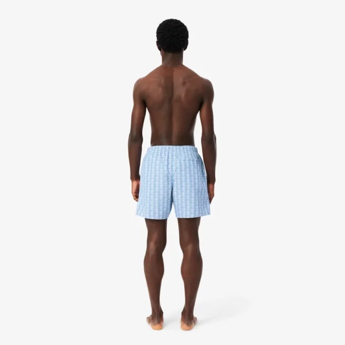 Boxerky střední délky s potiskem monogramu Boxerky střední délky s potiskem monogramu