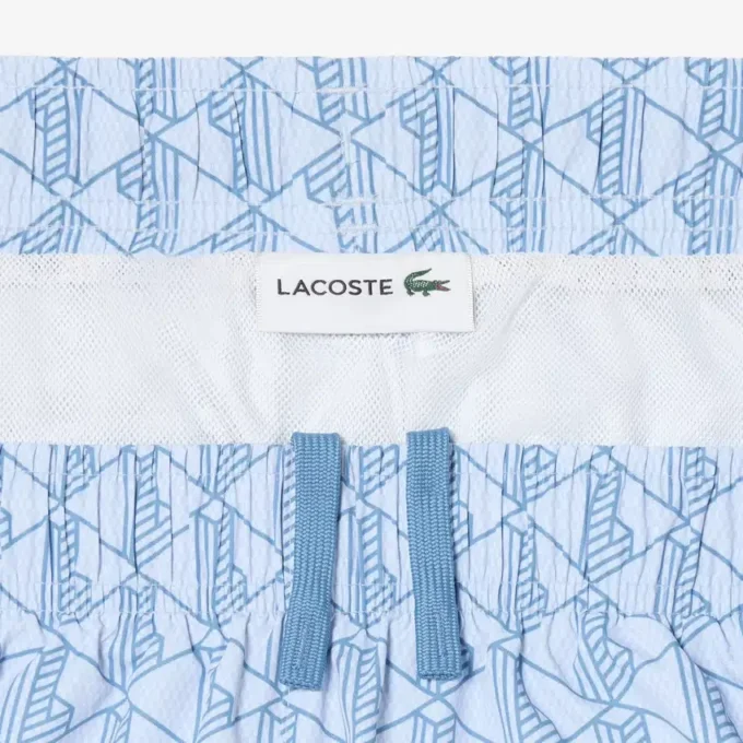 Boxerky střední délky s potiskem monogramu Boxerky střední délky s potiskem monogramu
