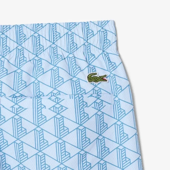 Boxerky střední délky s potiskem monogramu Boxerky střední délky s potiskem monogramu