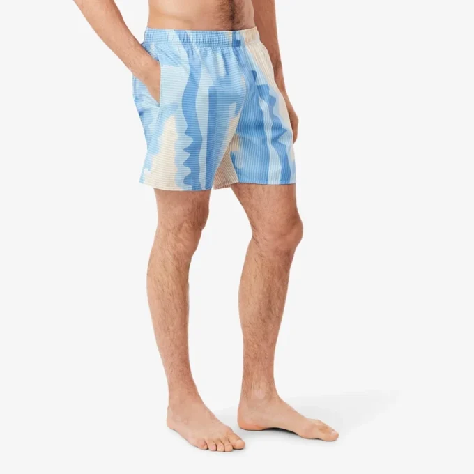 Boxerky střední délky s pruhy Boxerky střední délky s pruhy