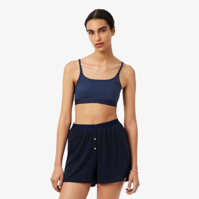 Bralette s logem Pointelle Bralette s logem Pointelle
