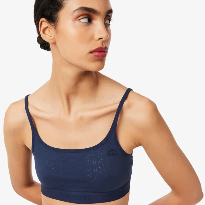 Bralette s logem Pointelle Bralette s logem Pointelle