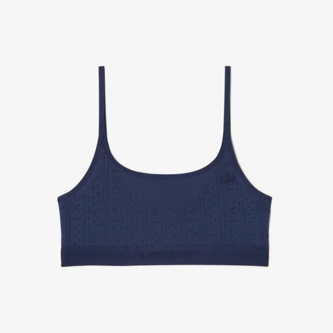 Bralette s logem Pointelle Bralette s logem Pointelle