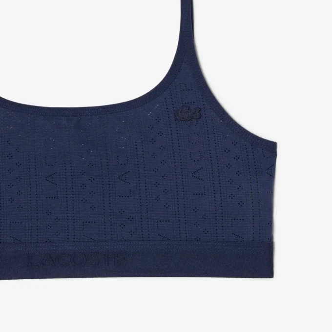 Bralette s logem Pointelle Bralette s logem Pointelle