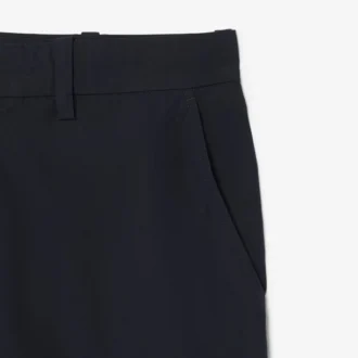 Chino kalhoty z bavlněného kepru s klasickým střihem