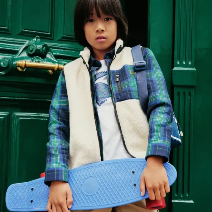 Chlapecká bezrukávová vesta z fleece Sherpa Chlapecká bezrukávová vesta z fleece Sherpa