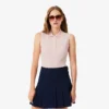 Dámská bezrukávová strečová polokošile L.12.12 se slim fit střihem Dámská bezrukávová strečová polokošile L.12.12 se slim fit střihem