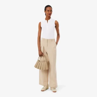 Dámská bezrukávová strečová polokošile L.12.12 se slim fit střihem Dámská bezrukávová strečová polokošile L.12.12 se slim fit střihem