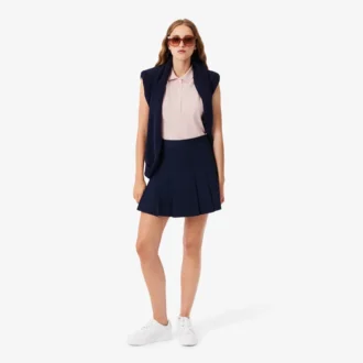 Dámská bezrukávová strečová polokošile L.12.12 se slim fit střihem Dámská bezrukávová strečová polokošile L.12.12 se slim fit střihem
