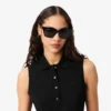 Dámská bezrukávová strečová polokošile L.12.12 se slim fit střihem Dámská bezrukávová strečová polokošile L.12.12 se slim fit střihem