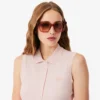 Dámská bezrukávová strečová polokošile L.12.12 se slim fit střihem Dámská bezrukávová strečová polokošile L.12.12 se slim fit střihem