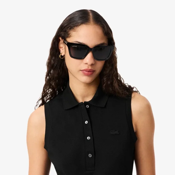 Dámská bezrukávová strečová polokošile L.12.12 se slim fit střihem Dámská bezrukávová strečová polokošile L.12.12 se slim fit střihem