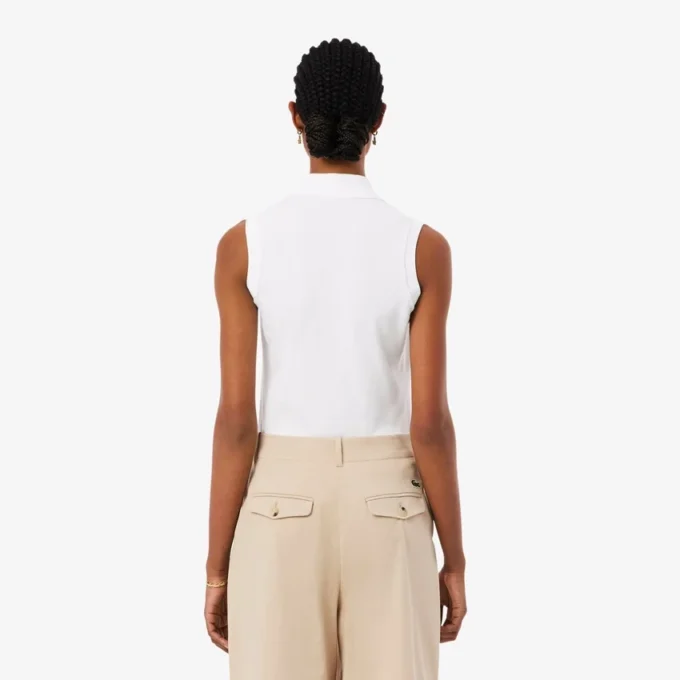 Dámská bezrukávová strečová polokošile L.12.12 se slim fit střihem Dámská bezrukávová strečová polokošile L.12.12 se slim fit střihem