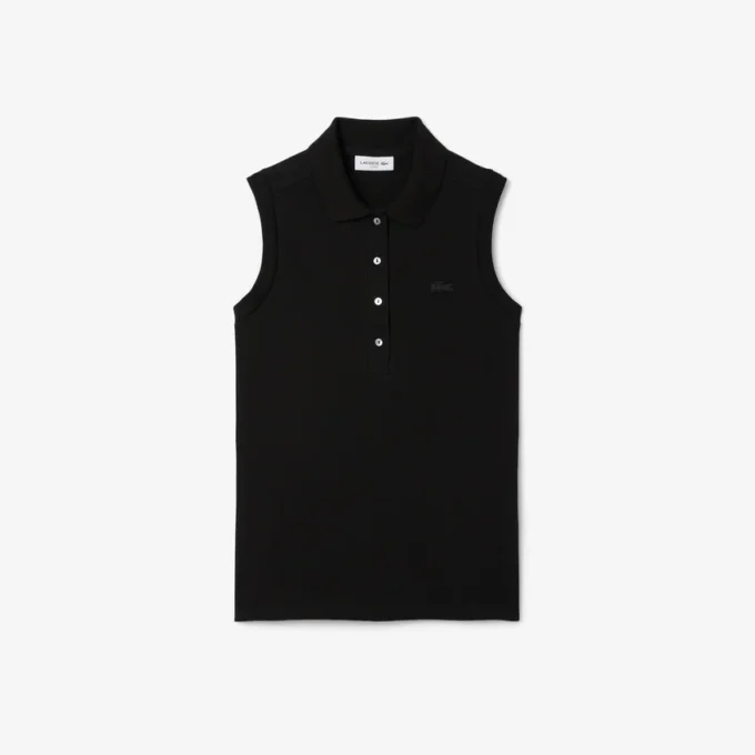 Dámská bezrukávová strečová polokošile L.12.12 se slim fit střihem Dámská bezrukávová strečová polokošile L.12.12 se slim fit střihem