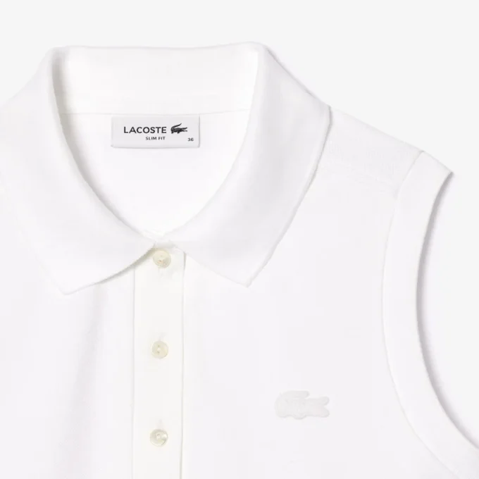 Dámská bezrukávová strečová polokošile L.12.12 se slim fit střihem Dámská bezrukávová strečová polokošile L.12.12 se slim fit střihem
