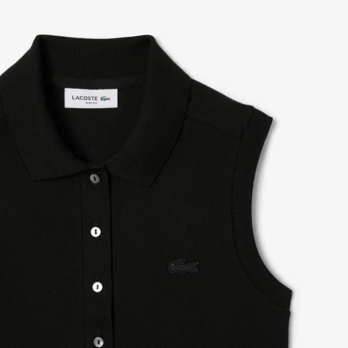 Dámská bezrukávová strečová polokošile L.12.12 se slim fit střihem Dámská bezrukávová strečová polokošile L.12.12 se slim fit střihem