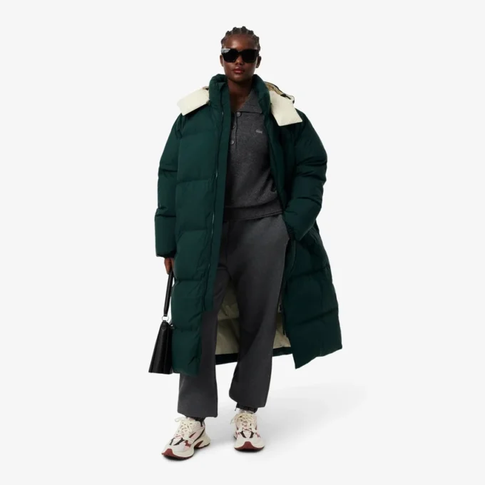 Dámská dlouhá oversized péřová bunda Dámská dlouhá oversized péřová bunda