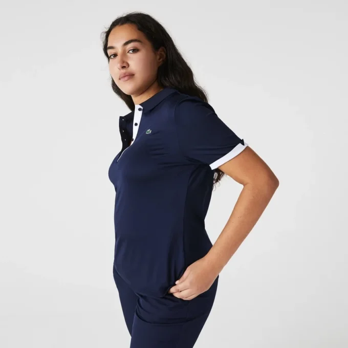 Dámská golfová polokošile Slim Fit s UV ochranou Dámská golfová polokošile Slim Fit s UV ochranou