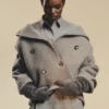 Dámský krátký oversized kabát z vlněné směsi The Blend Dámský krátký oversized kabát z vlněné směsi The Blend