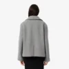 Dámský krátký oversized kabát z vlněné směsi The Blend Dámský krátký oversized kabát z vlněné směsi The Blend