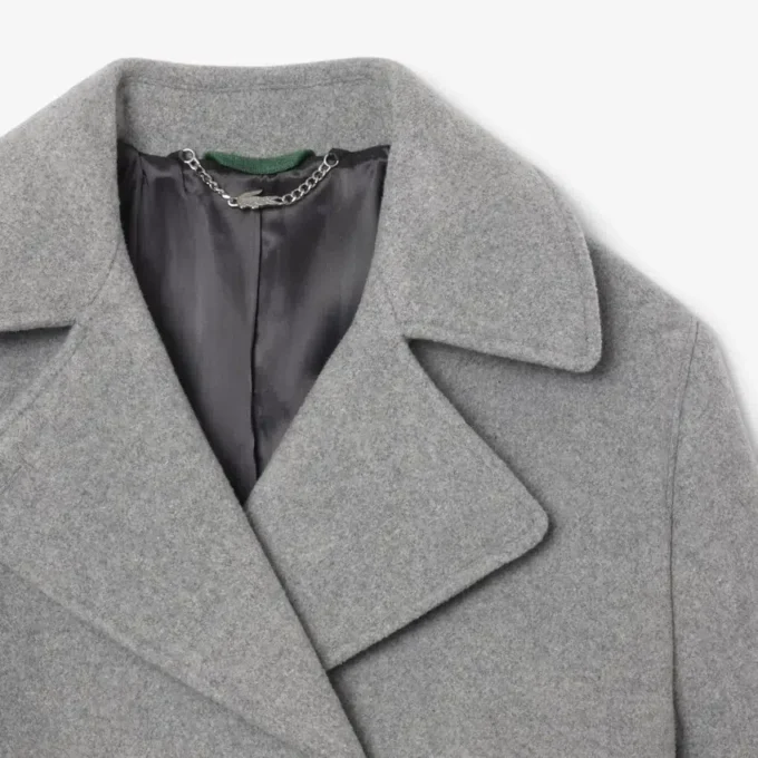 Dámský krátký oversized kabát z vlněné směsi The Blend Dámský krátký oversized kabát z vlněné směsi The Blend