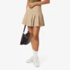 Dámská krátká strečová bavlněná plisovaná sukně
