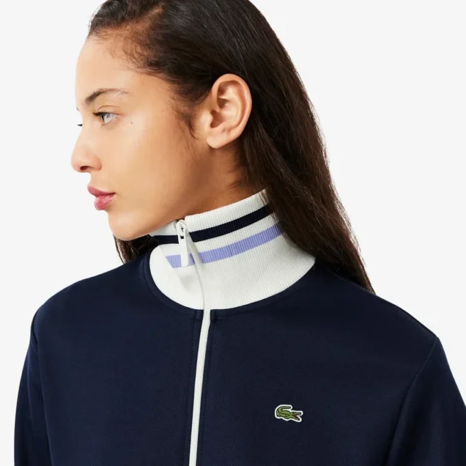 Dámská mikina na zip s pruhy Dámská mikina na zip s pruhy