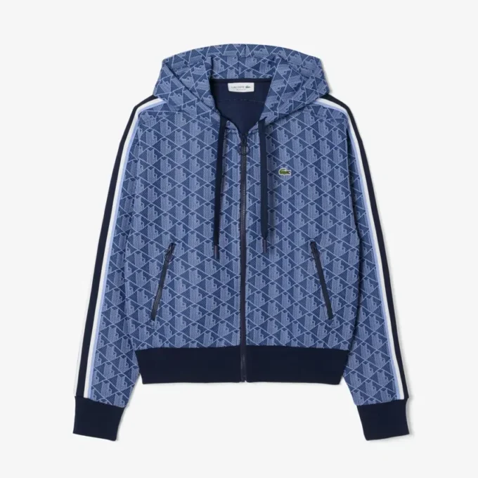 Dámská mikina s kapucí a monogramem Dámská mikina s kapucí a monogramem
