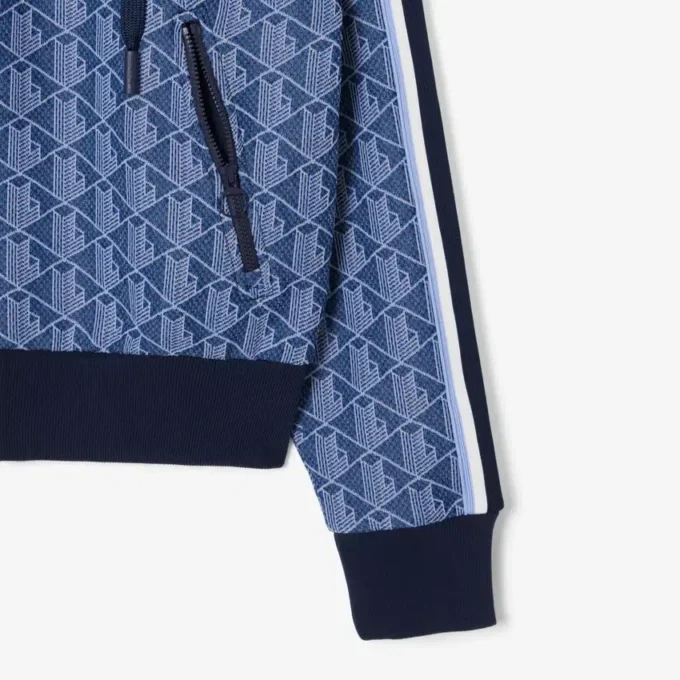 Dámská mikina s kapucí a monogramem Dámská mikina s kapucí a monogramem