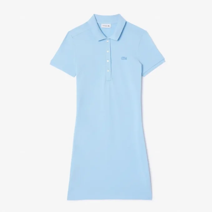 Dámské mini šaty s polo límečkem, slim fit, strečové Dámské mini šaty s polo límečkem, slim fit, strečové