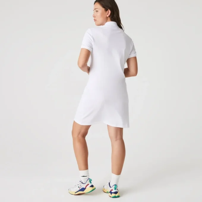 Dámské mini šaty s polo límečkem, slim fit, strečové Dámské mini šaty s polo límečkem, slim fit, strečové