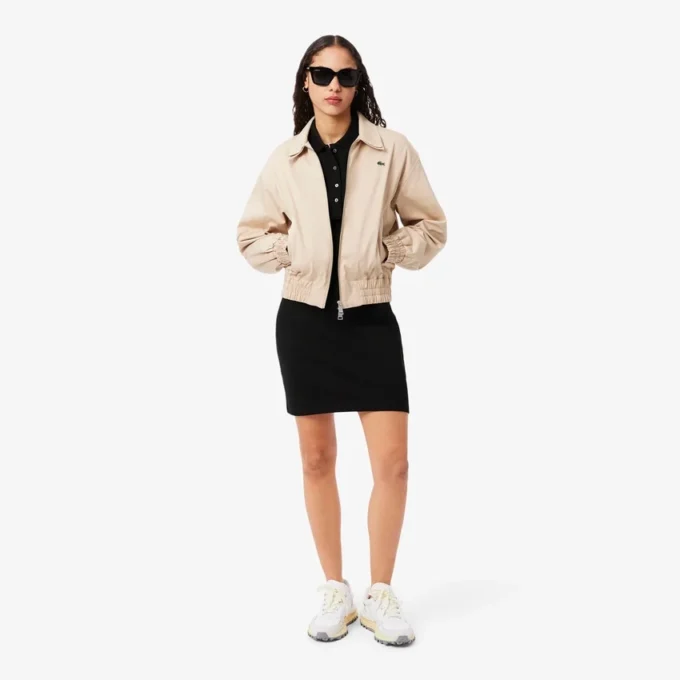 Dámské mini šaty s polo límečkem, slim fit, strečové Dámské mini šaty s polo límečkem, slim fit, strečové