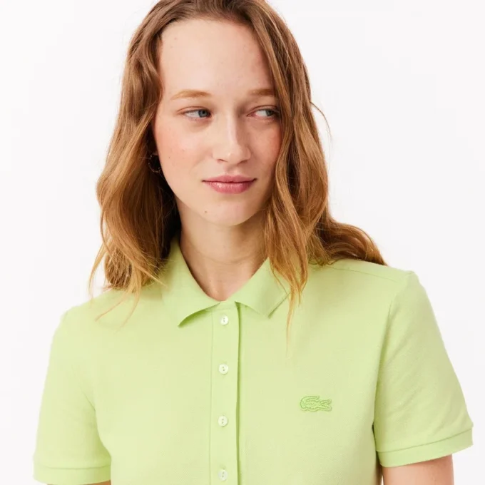 Dámské mini šaty s polo límečkem, slim fit, strečové Dámské mini šaty s polo límečkem, slim fit, strečové