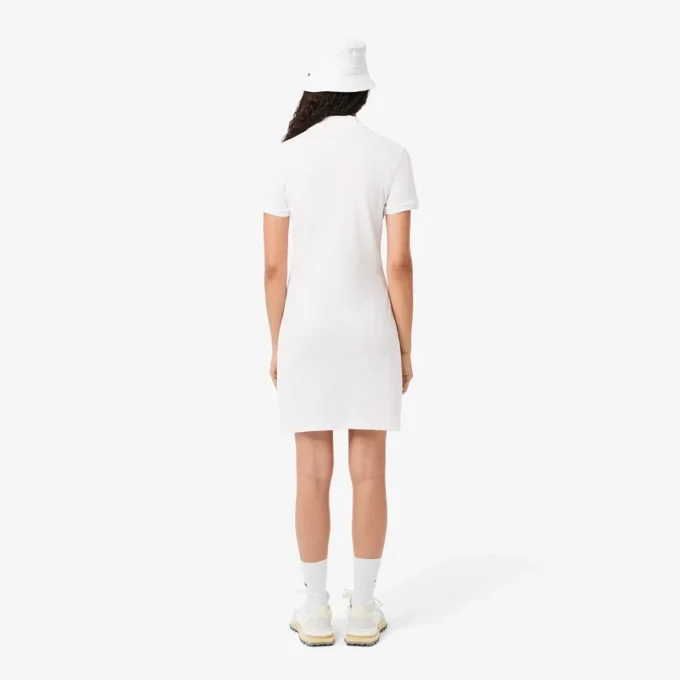 Dámské mini šaty s polo límečkem, slim fit, strečové Dámské mini šaty s polo límečkem, slim fit, strečové