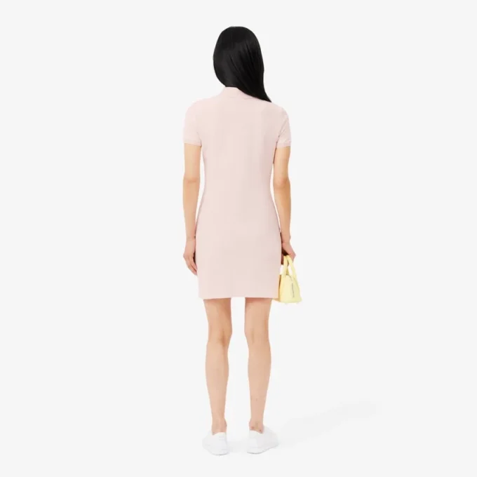 Dámské mini šaty s polo límečkem, slim fit, strečové Dámské mini šaty s polo límečkem, slim fit, strečové