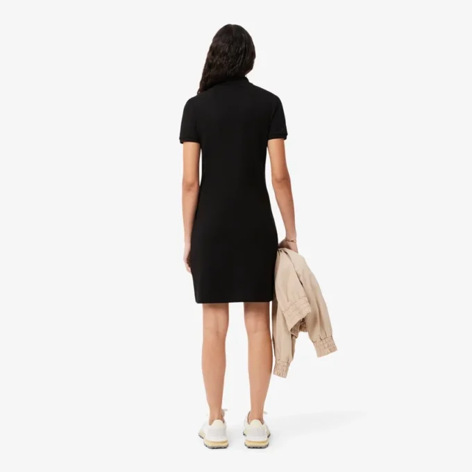 Dámské mini šaty s polo límečkem, slim fit, strečové Dámské mini šaty s polo límečkem, slim fit, strečové